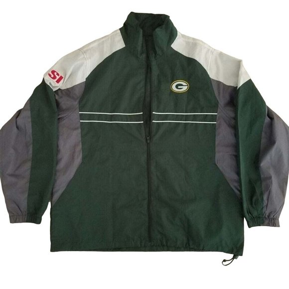 Green Bay Packers Dunbrooke Men's NFL Full Zip Jacket Windbreaker - Picture 1 of 4